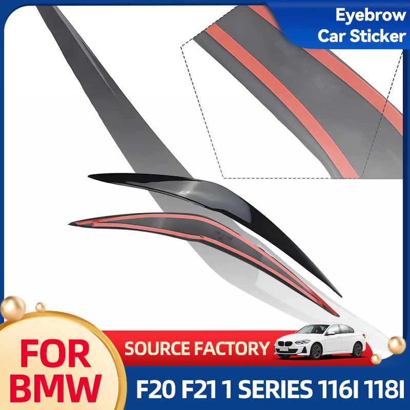 

Car Towel Hot 1Pair Headlight Eyelids Left Right For BMW F20 F21 1-Series 116i 118i 120i 125i 128i Hatchback Headlight E