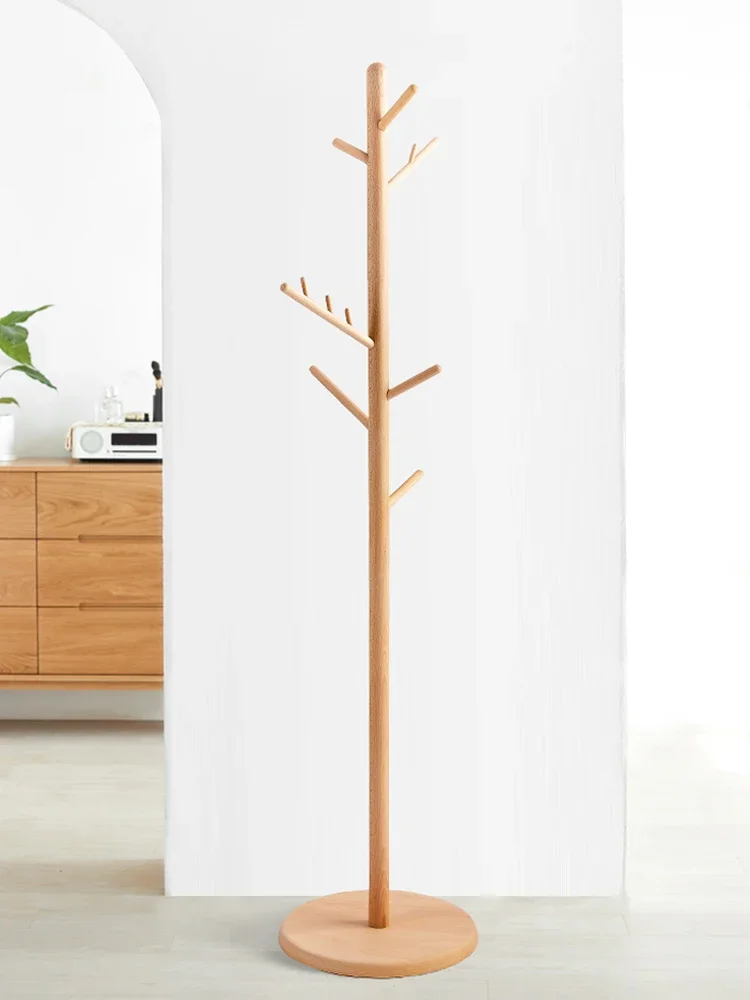 Vertical Floor Coat Beech Bedroom Living Room  Bag Hanging Rack Clothes  Household