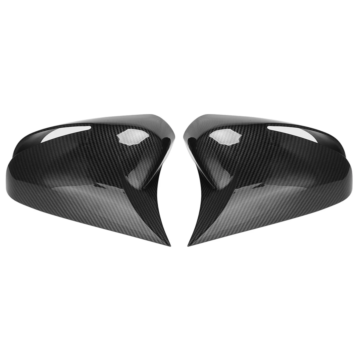 Automotive Rearview Mirror Cover Horn Horn Side Mirror Housing Decoration for Honda Civic 8Th Gen 2006-2011