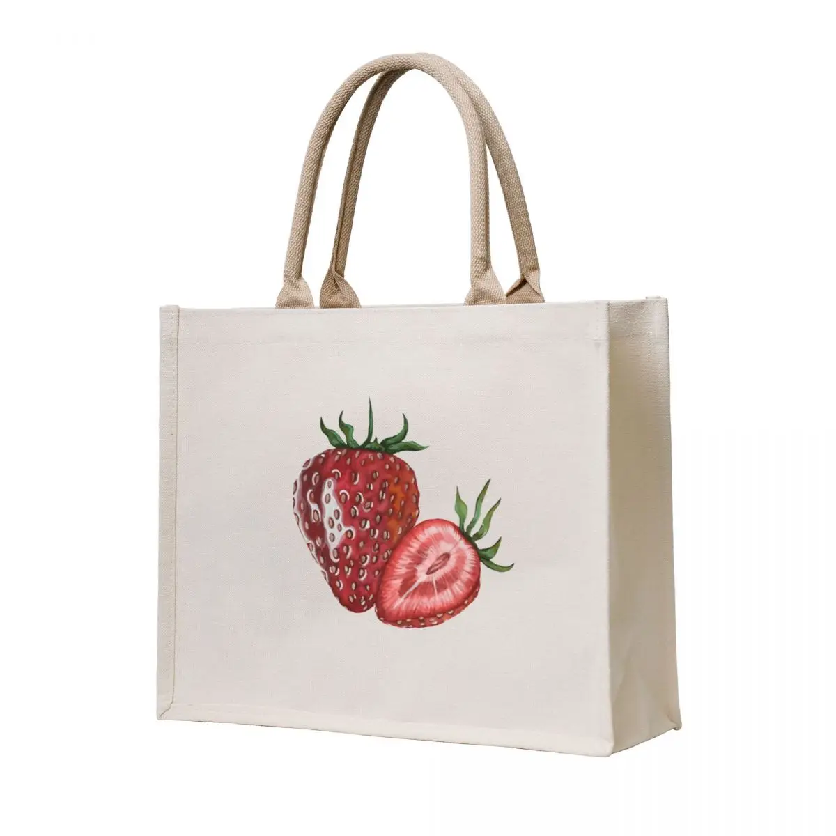 

Sassy Strawberry Tote Bag Cloth bag shopping bag canvas shopping custom canvas