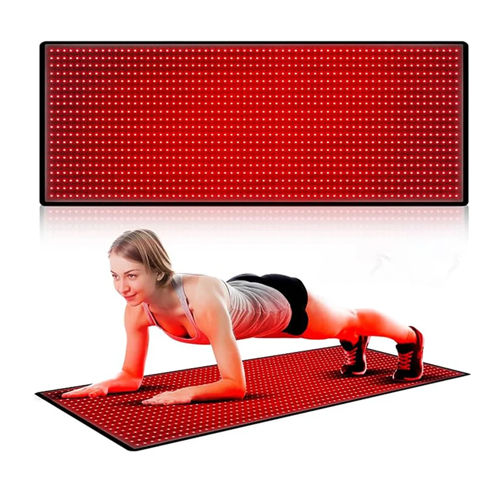 

Large Size Home LED Red Light Therapy Mat Full Body Infrared Light Therapy Pad for Pain Relief Healthcare Supply Blanket