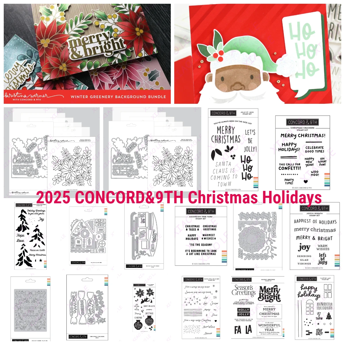 

Joyful Wreath Winter Greenery New Metal Cutting Dies Stamps Stencils Mold Craft Paper Make Template Handmade Holidays Arrival