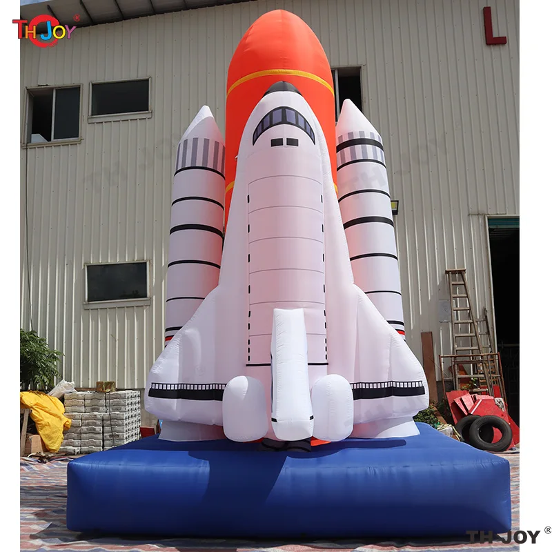 6m 20ft Tall Giant Inflatable Space Shuttle Spaceship Rocket Ship Model for Advertising