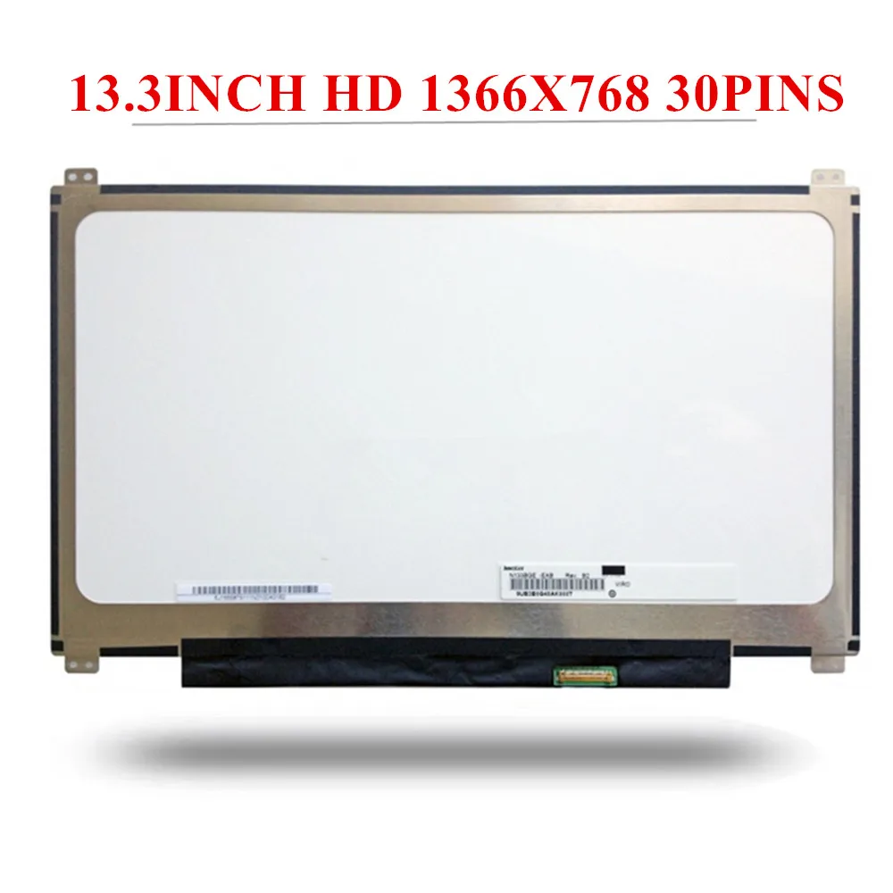 Tela LCD Matrix Laptop, 13.3 Polegada, N133BGE-EAB, HB133WX1-402, B133XTN01.3, M133NWN1, R3 para ACER V3-371, MS2392, 30 pinos