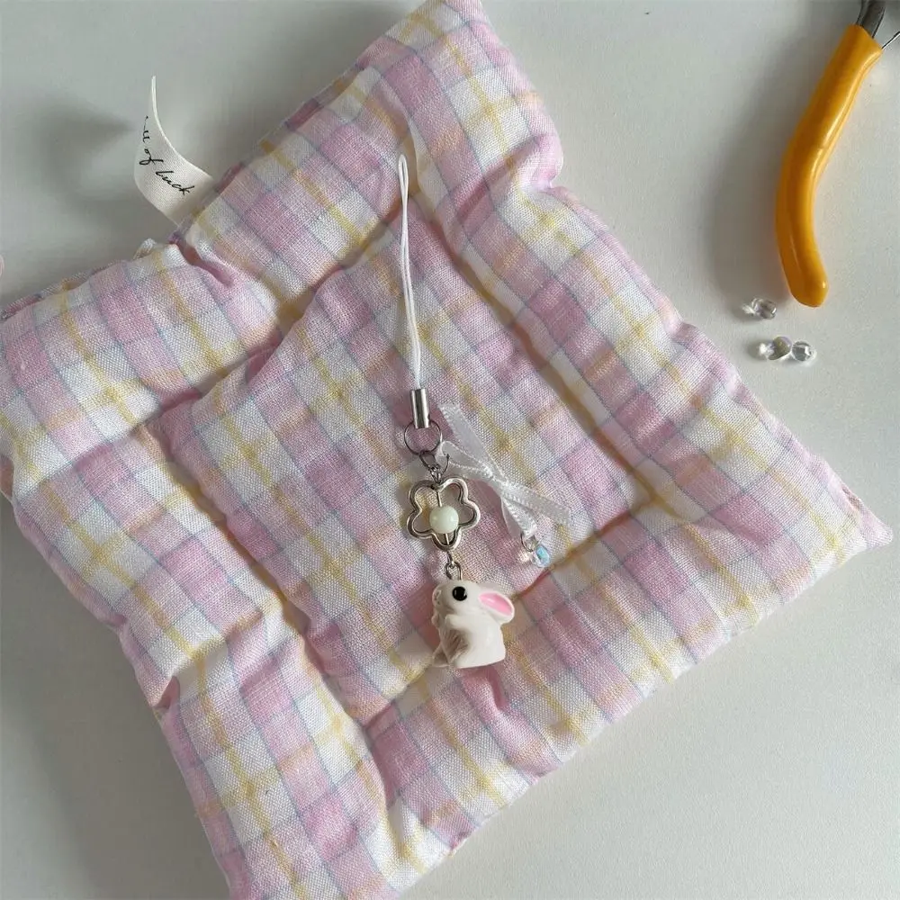 

Jewelry Gift Flower Bowknot Rabbit Keychain Phone Charm Anti Lost Cellphone Strap Lovely Kawaii Phone Strap Lanyard Sweet Girls