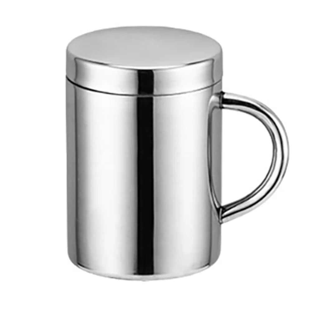 Water Cup Coffee Mug 210/301/400ML Beer Double Wall Insulated Thermal Elegant Gift Stainless Steel Tea Brand New