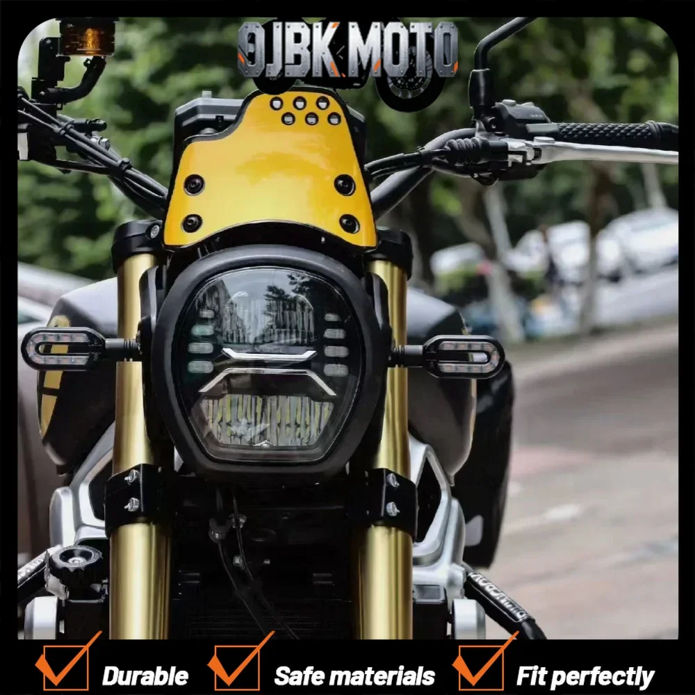 

【Perfect fit】New Voge 500Ac Motorcycle Windshield Windscreen Protection Shield for Loncin Voge 500Ac 500 Ac