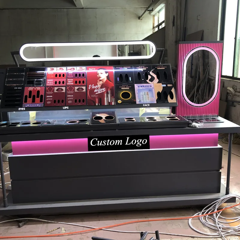 

Customized. professional make up display stand cosmetic