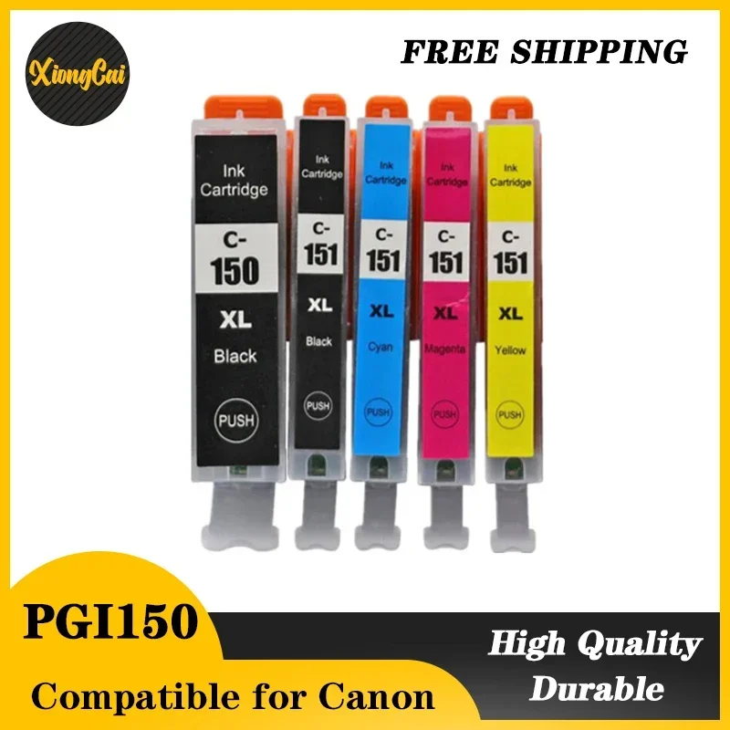 15PCS PGI150 CLI151 Compatible ink cartridge PGI 150 CLI 151 for canon PIXMA MG7510 IP7210 iP8710 MX721 Ix6810 Printer