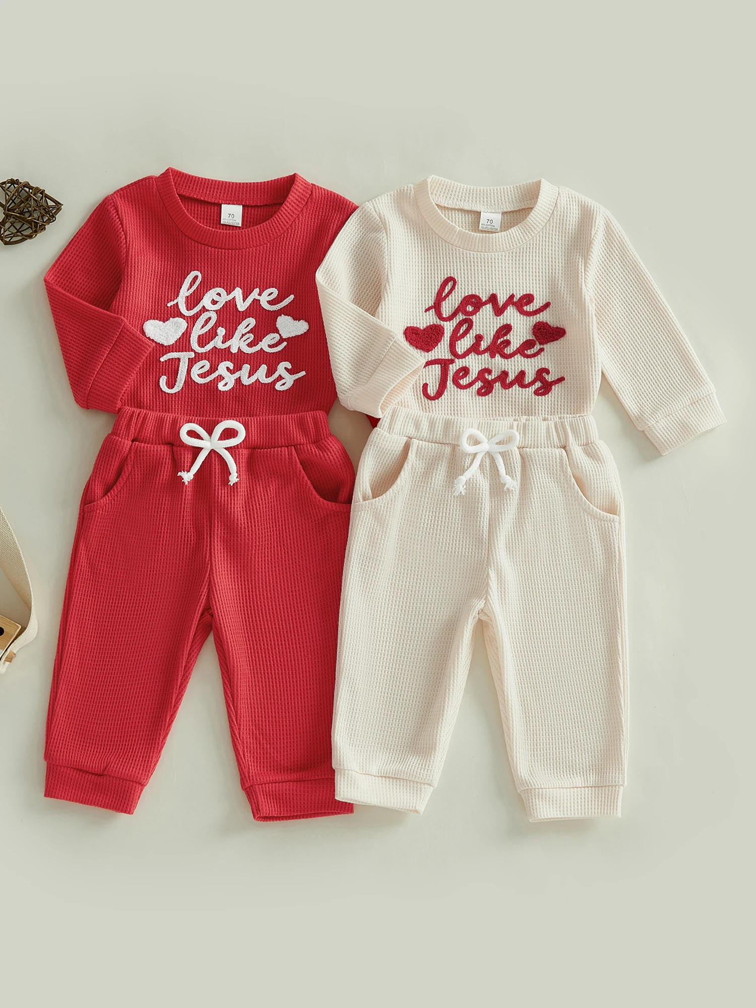 لطيف طفلة صبي عيد الفصح الزي الأرنب طباعة طويلة الأكمام رومبير والسراويل 2 قطعة مجموعة ملابس الرضع رائعتين #1