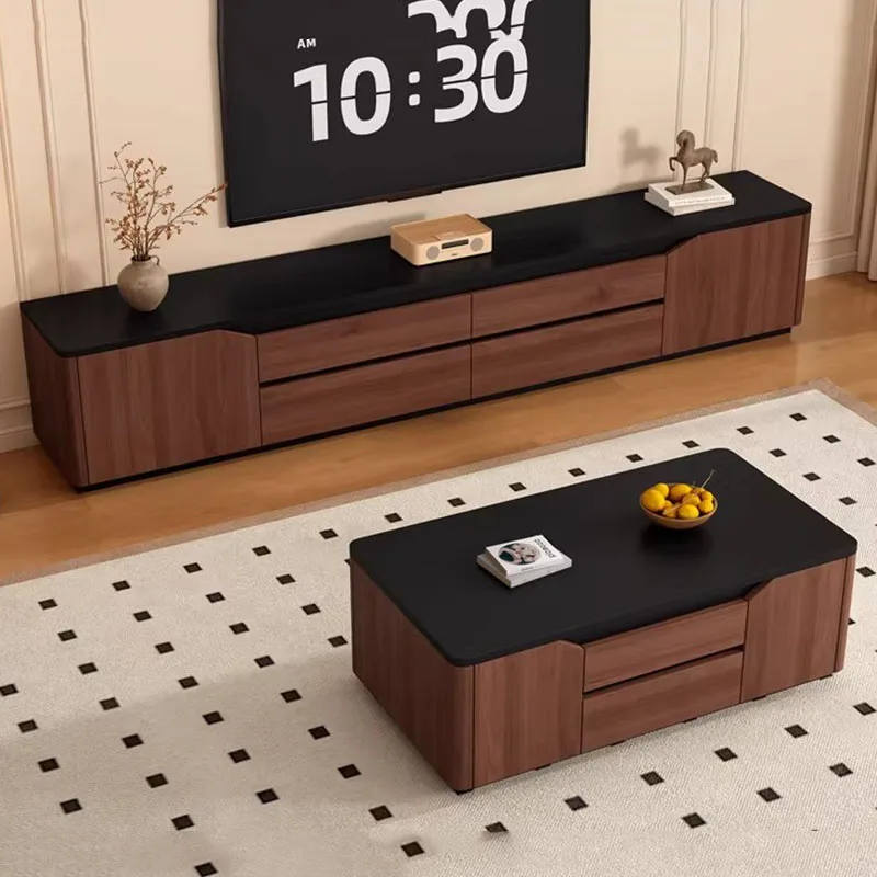

Organizer Wood Tv Table Living Room Mobile Modern Luxury Display Storage Floor Drawers Tv Stands Designer Muebles Home Furniture