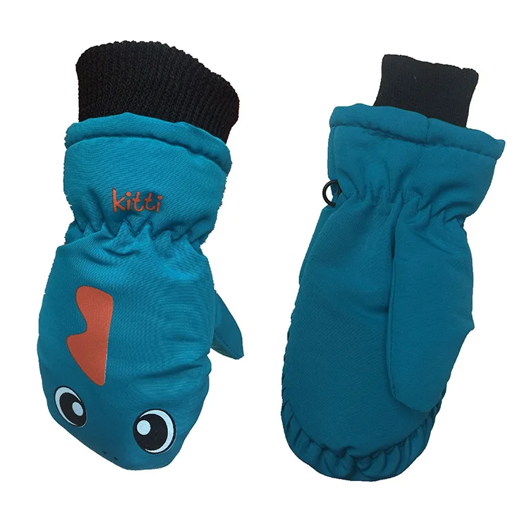 2 3 4 5 Years Old Boys Girls Ski Snow Gloves Kids Waterproof Warm Winter Snow Ski Gloves Baby Toddler Outdoor Children Mittens