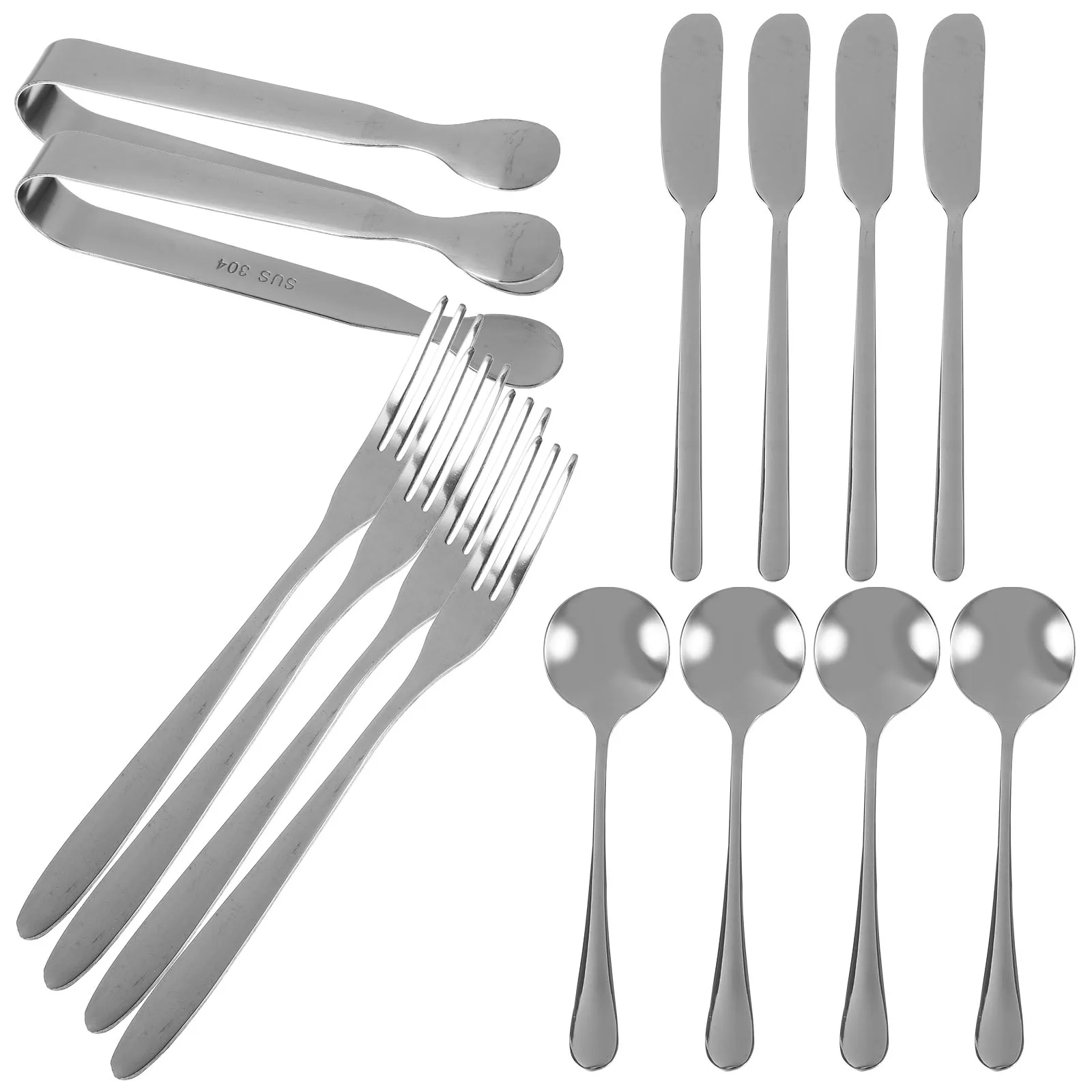 

1 set Stainless Steel Cheese Tool Set Kitchen Essentials Charcuterie Spoons Serving Utensils Portable Accessories
