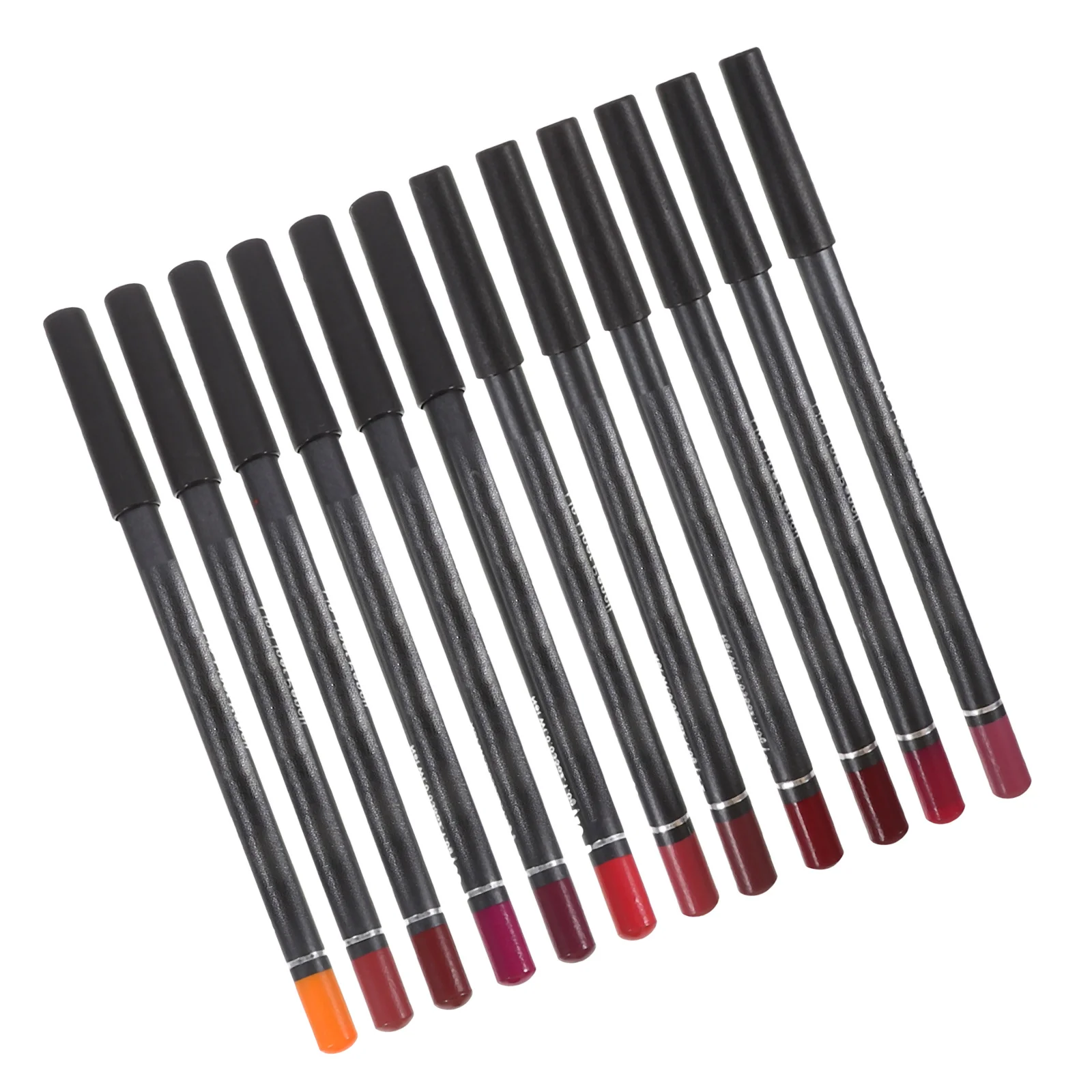 12pcs Lip Liner Set Waterproof Long-Lasting Makeup Lip Pencil Natural Stereo Look Accessory For Women