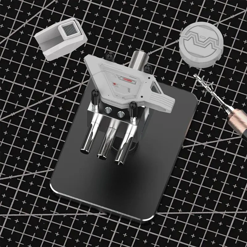 Small Vise for Military Figure Model Desktop Handheld Split Dual Use Hobby Craft Tool Precision Clamp