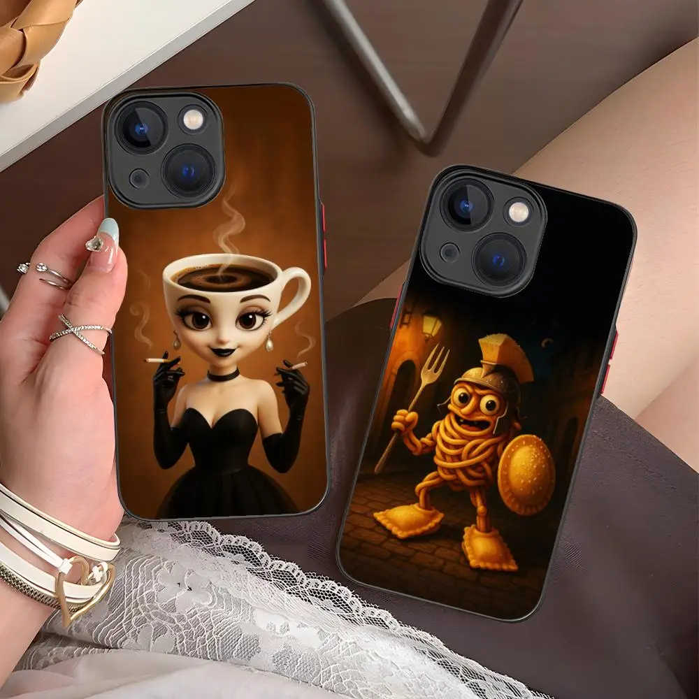 

Anime Italian Brainrot Phone Case for iPhone 16 15 14 13 12 11 X XR XS 8 7 Pro Max Plus Mini Colour Silicone Protective Cover
