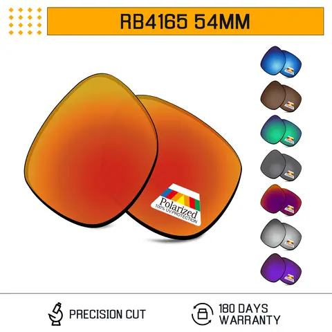 Bwake Polarized Replacement Lenses for-RayBan Justin RB4165 54mm RB4165-54 Sunglasses Frame - Multiple Options