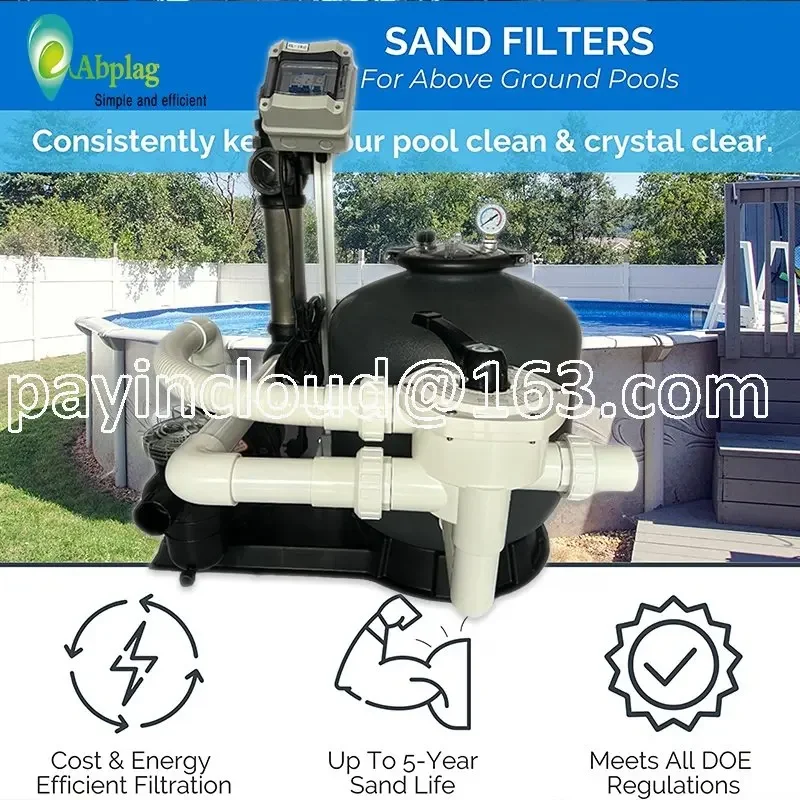 Zwembad Filter Waterpomp Zand Filter Chlorinator Uv Apparatuur Systeem