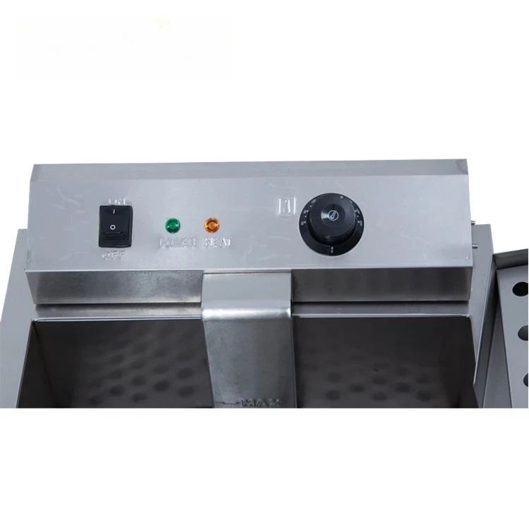 Large Capacity 30L Electric Commercial Potato Chips Fryer Tomato /Donut Cake Deep Fryer