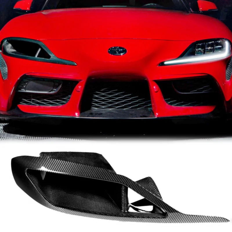 

Applicable19-22ToyotaSupraCarbon Fiber Front Fog Light Eyebrow Trim Modification AccessoriesEKStyle
