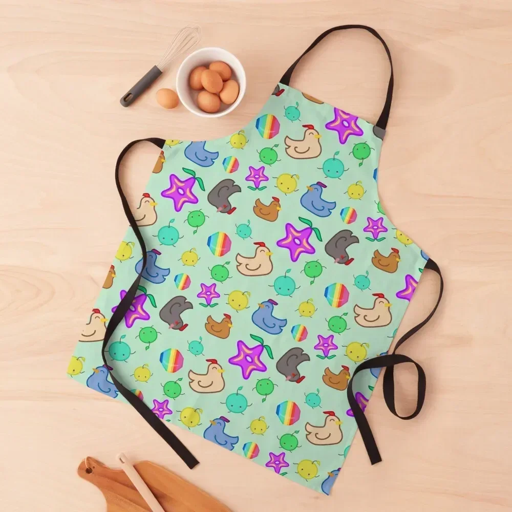 Stardew Valley Happy Time Jumble Apron For Women Kitchen kitchen and home professional kitchen For Girl Apron