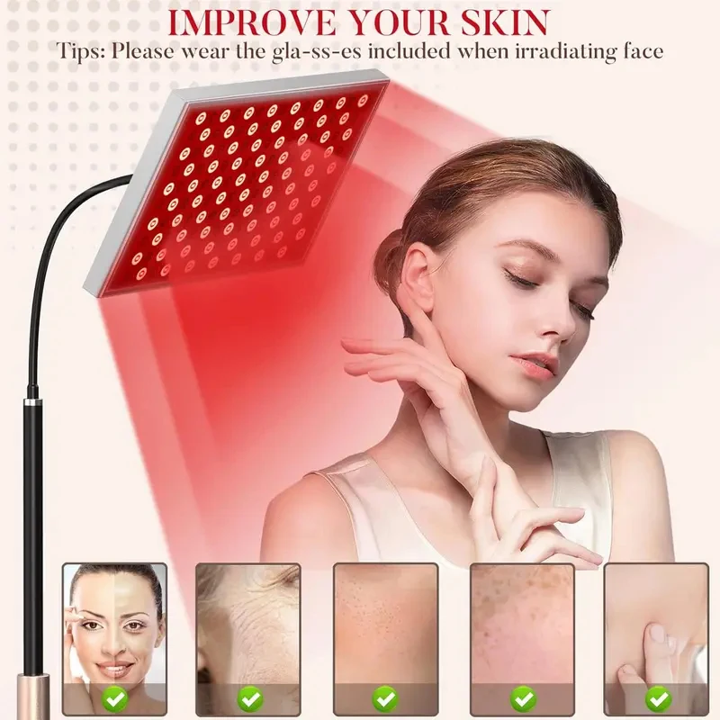 225Pcs LED Red Light Panel Lamp for LED Light Back Pain Relief Weight Loss Slimming Machine Waist Shoulder Heat Massager
