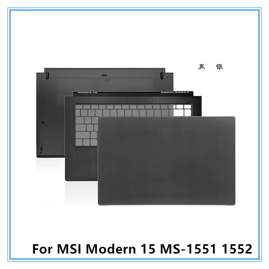 

For MSI Modern 15 MS-1551 1552 155K M15 Laptop LCD Back Top Cover/Front Bezel/Palmrest/Bottom Cover/Hings