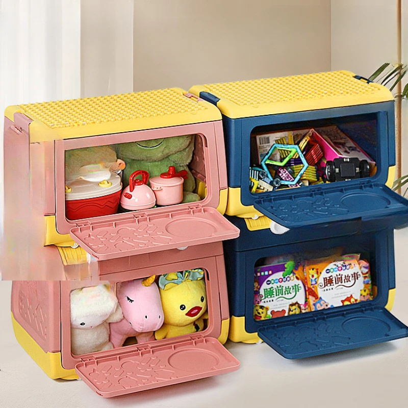 Household Children's Toys Folding Storage Box Car Trunk Storage Organizing Box Clothes Snacks Books Storage Box