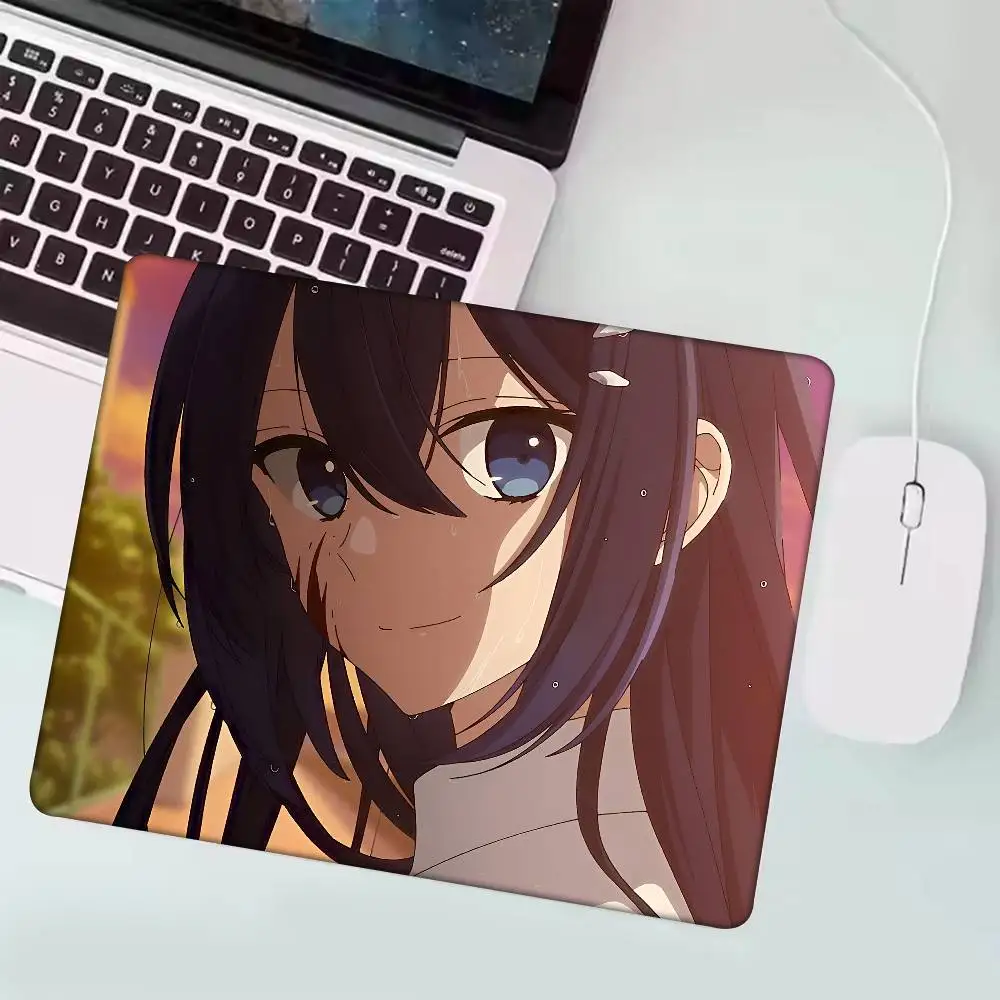 1pc This Monster Wants To Eat Me Small Mousepad Keyboard Pad Laptop Cushion Non-slip Deskpad