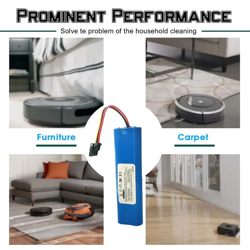 Литий-ионные аккумуляторы 14,4 В/14,8 в для Xiaomi Mijia STYTJ02YM, 3C,Yunmi MWC01-JG/Haier JX37, JX59, аккумуляторы для уборки