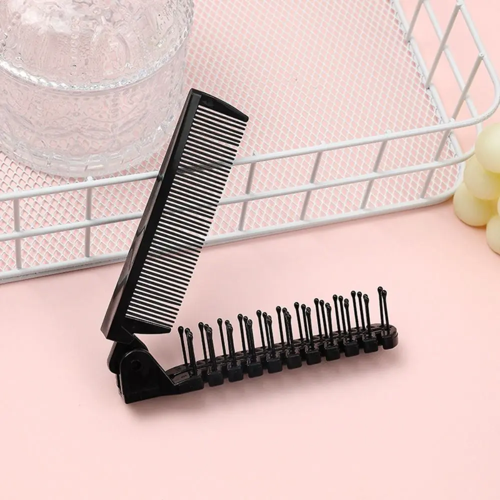 Portable Hair Cutting Brush Folding Pocket Combs Hair Brush Double Head Hair Comb Hair Styling Hairdressing Tools Beard Combs