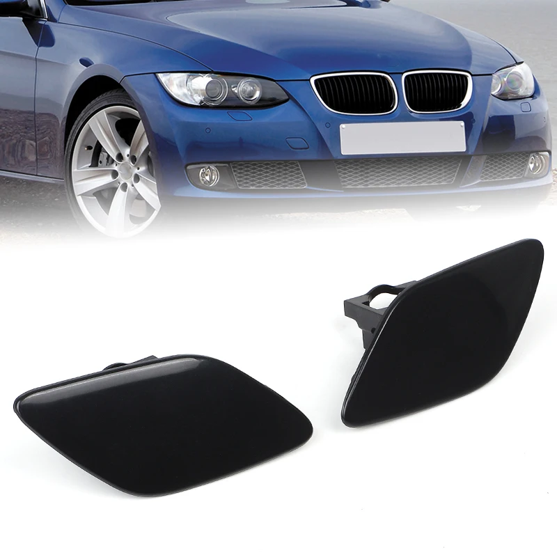 

Front Bumper Headlight Washer Nozzle Spray Jet Cover Cap For BMW 3 Series E92 E93 2008 2009 2010 61677171659 61677171660