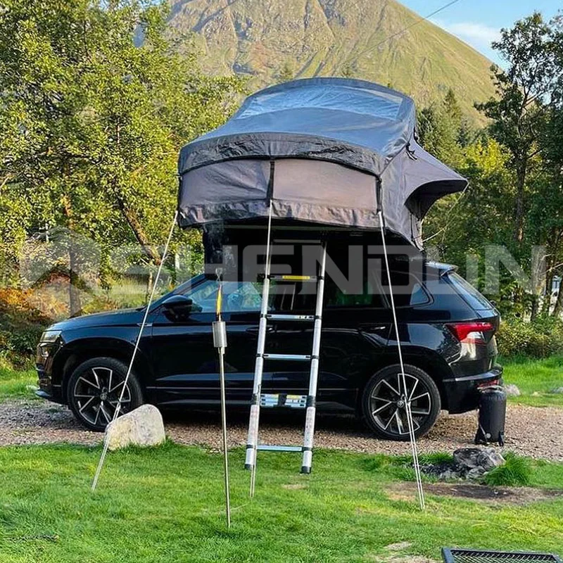 Easy Set Up outdoor family car roof top tent camping soft rooftop tent Folding Camping Truck Rooftop Tent for outdoor adventures