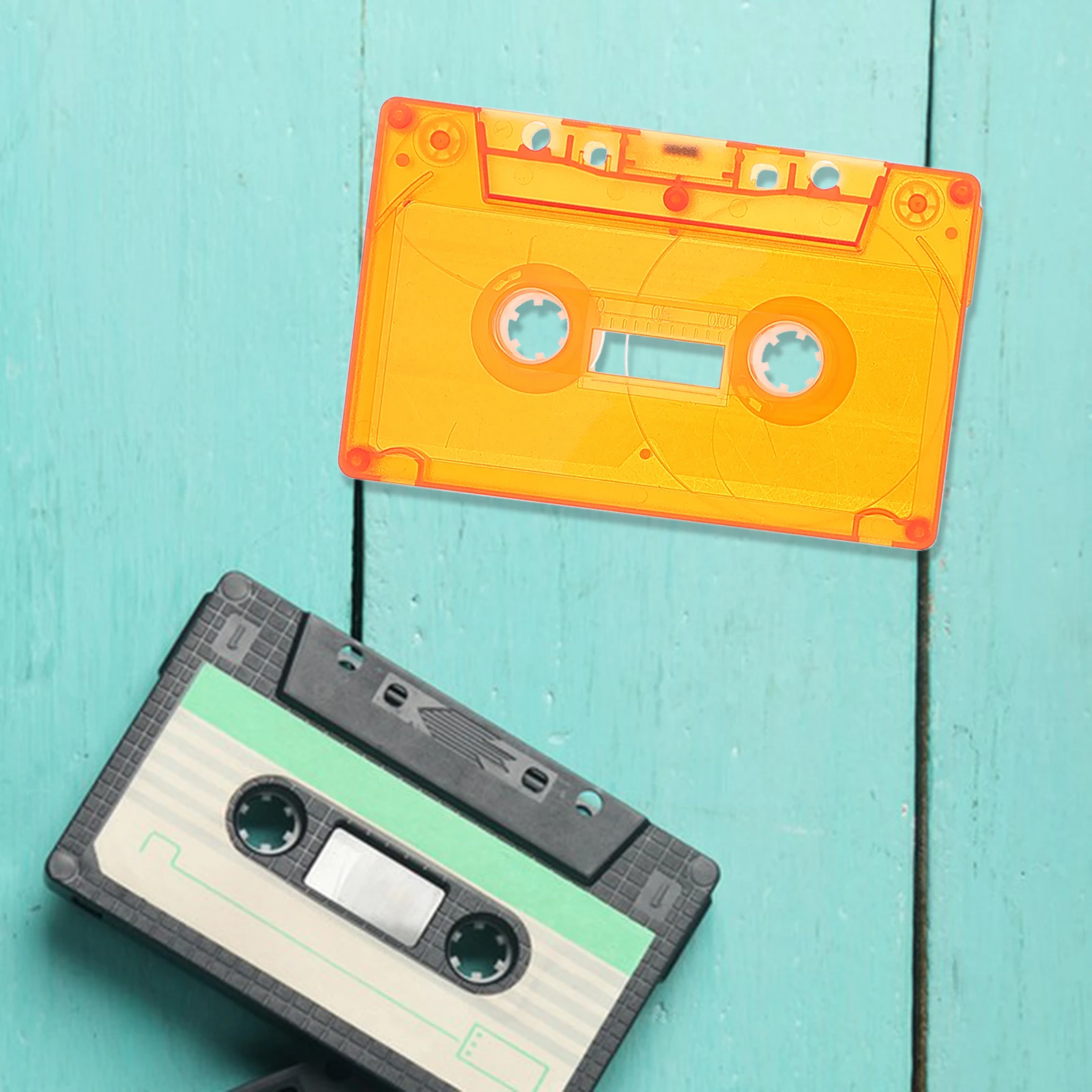 

3 Pcs Tape Decoration Casette Tapes Player Plastic Blank Cassette for Blessing Vintage