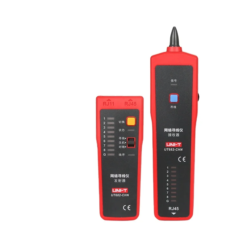 UNI-T UT682 Network Wire Tester Tracker RJ11 RJ45 Wire Line Finder Lan tester Handheld Cable Testing Tool for Network