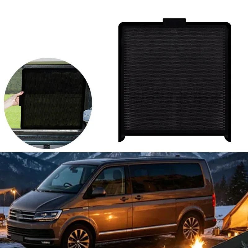 

Car Ventilation Grille Air Vent Slide On Flynet For Sliding Window For VW T5 T5.1 T6 T6.1 Driver/Passenger Side Anti-Theft