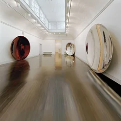 SUS304L Anish Kapoor 60/70/80/90/100/110/120cm stal nierdzewna Sky Mirror Home wklęsłe lustro klasyczna dekoracja ścienna