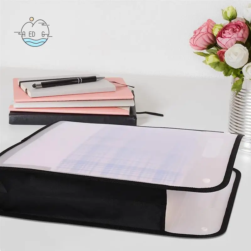 

AED6-4 шт., органайзер для хранения бумаги для скрапбукинга, органайзер для хранения бумаги 12X12, альбом для вырезок, фотографий, поделок, черный