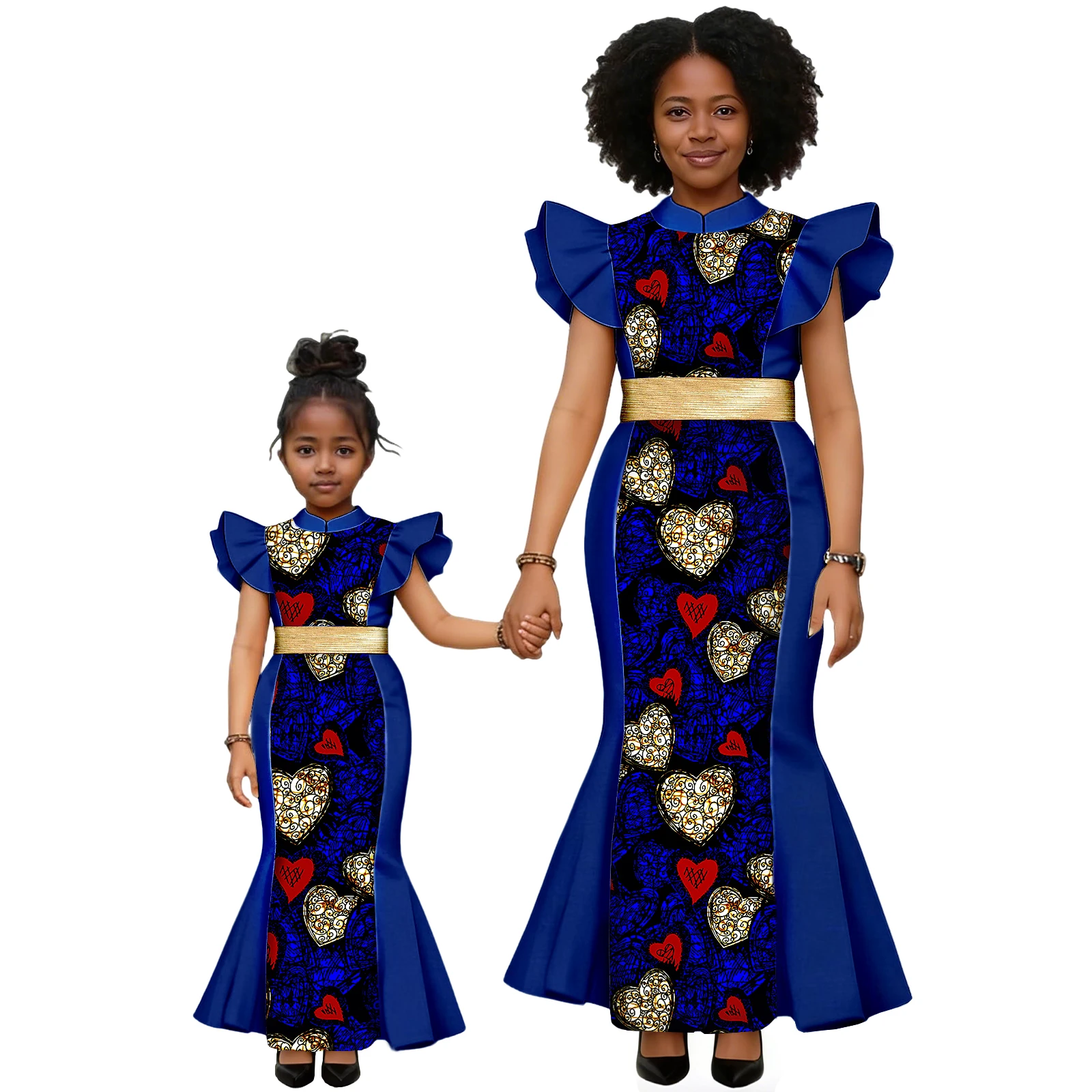 

Одинаковые наряды «Мама и я», африканская одежда, платье Анкары, одежда с принтом Kente, платье для девочек на вечеринку