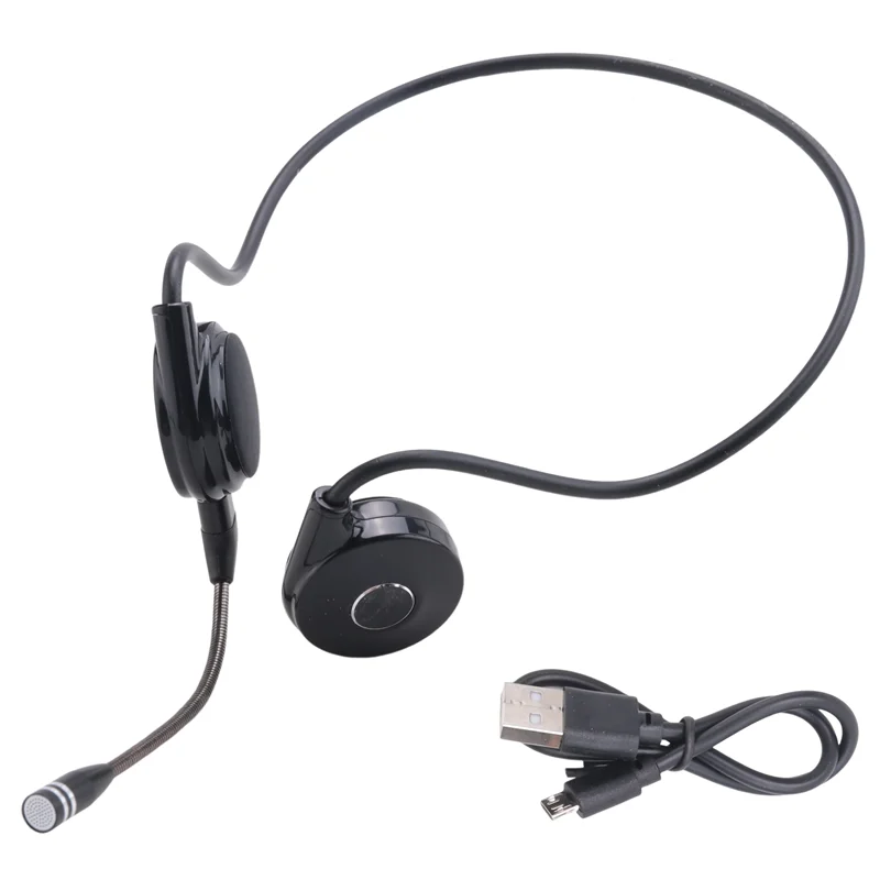 Słuchawki Bezprzewodowe Bluetooth Stereo z Przewodnictwem Kostnym M1, Sportowe Słuchawki z Mikrofonem, Biznesowe Słuchawki z Zaczepem na Ucho