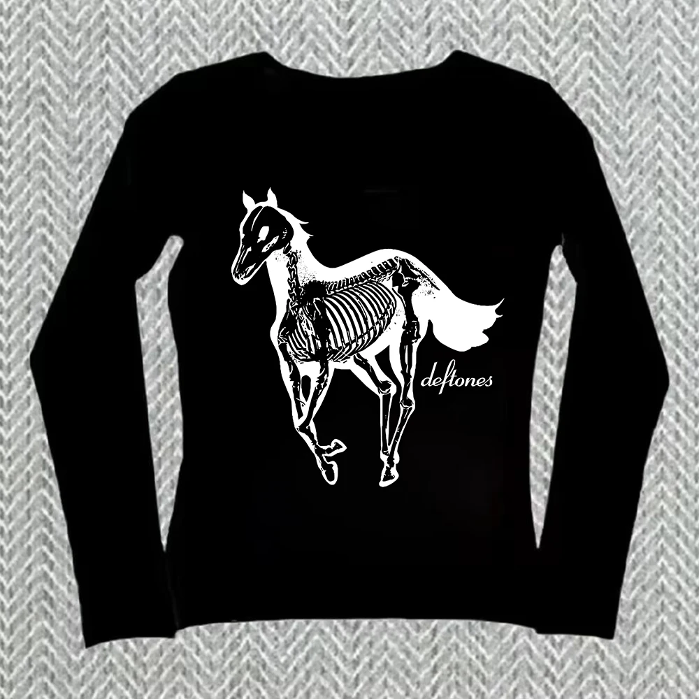 ديفتونز توب شوجو فتاة نمط أنيق بيبي دول جيارو ريترو سليم صالح لطيف قطع 2025 2000s فتاة تي شيرت بأكمام طويلة