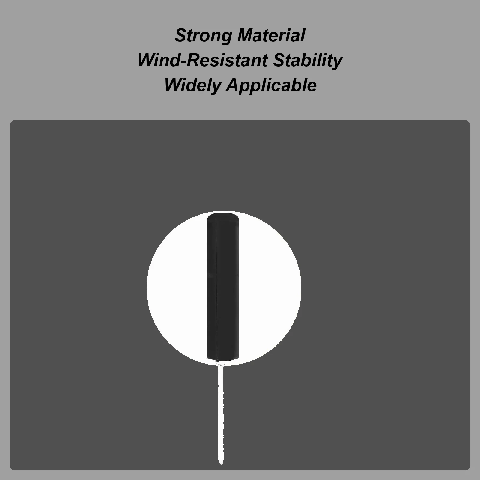 

Outdoor Solar Shower Protective Cover 26.3x86.6 Inch Windproof Protector 420D Oxford Cloth Anti-UV Cover For 9.3 Gallon Solar