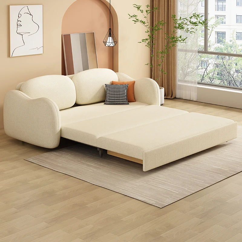 

Multifunctional sofa bed dual-purpose foldable bedroom living room small apartment modern simple balcony double Internet celebri