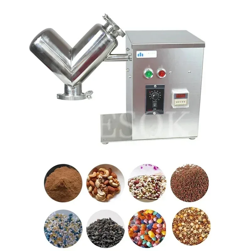 VH-2 Small Mixer V-type Experimental Mixer Material，V-shaped/Blender Raw material Dry Powder Mixer Teaching Laboratory Process