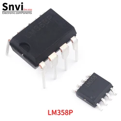 Snvi 10pcs LM358 LM358N LM358P DIP8 SOP-8 integrated circuits