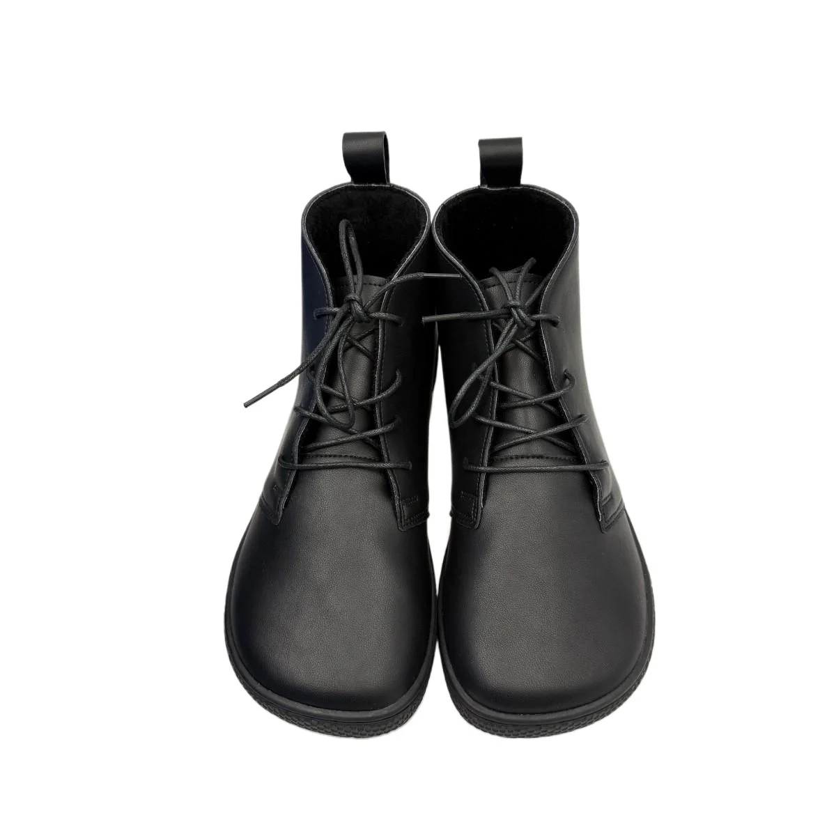Tipsietoes New Barefoot Autumn Genuine Cow Leather Boots With Wool Linning Inside For Women Wider Toes Box Light Weight