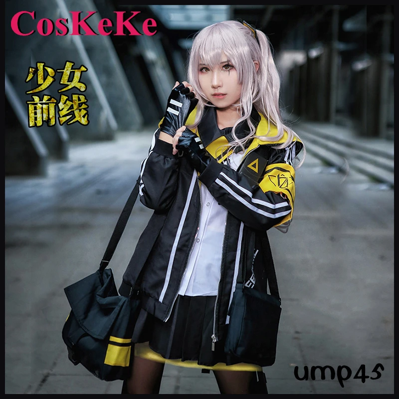 CosKeKe Ump45 Cosplay Anime juego niñas disfraz de primera línea gran jefe Guerrilla uniforme de guerra fiesta de Halloween ropa de juego de rol