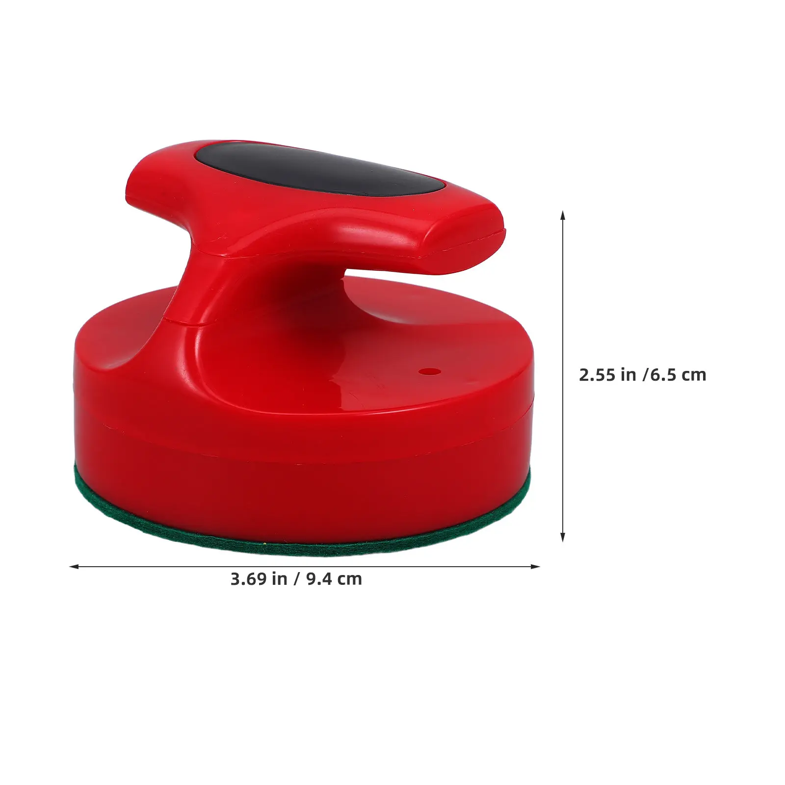 2Pcs Air Hockey Accessories Red Paddle 94Mm Universal Pushers Replacement Tabletop Game Parts Precision Fit Quiet Mallets