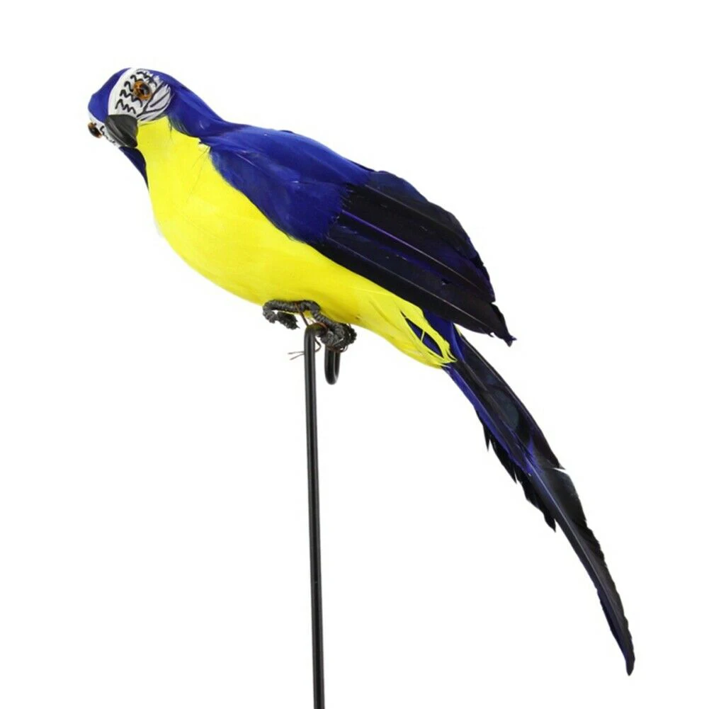 Décor Simulation Parrot Tree Decorate Lawn Shoulder Pirate 25cm Feathered Bird Foam Imitation Garden Lifelike New