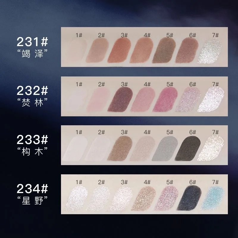 Spenny seven-color Eyeshadow Palette delicate matte long-lasting makeup